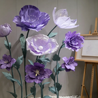 Flowerva Purple Petal Cadence Premium Decor