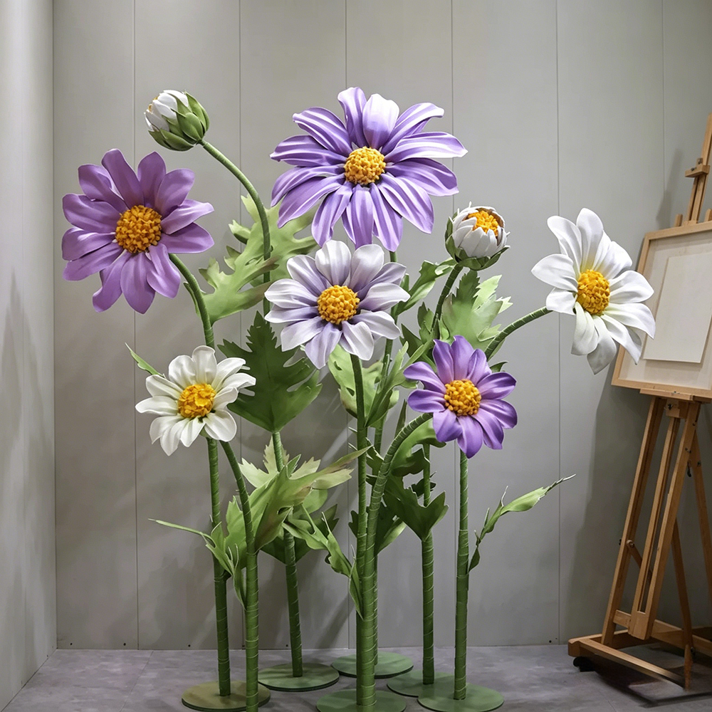 Flowerva Lavender Daisy Premium Decor