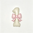 Flowerva Cream Champagne Number Birthday Balloon Set