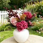 Flowerva Voluminous Hydrangea Vase Arrangement Premium Decor