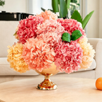 Flowerva Regal Opulencia Fruncida Decoración Premium