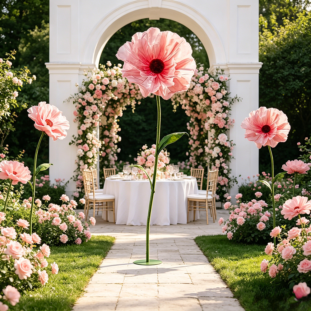 Flowerva Standing Petal Sculpture Collection Premium Decor