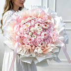 Flowerva Fairy’s Kiss Forever Bouquet Premium Decor