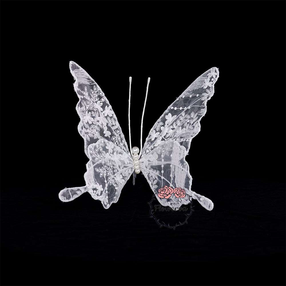 Flowerva Velvet Wing Lace Art Accent