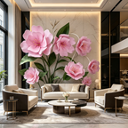 Flowerva Pink Blossom Contour Premium Decor