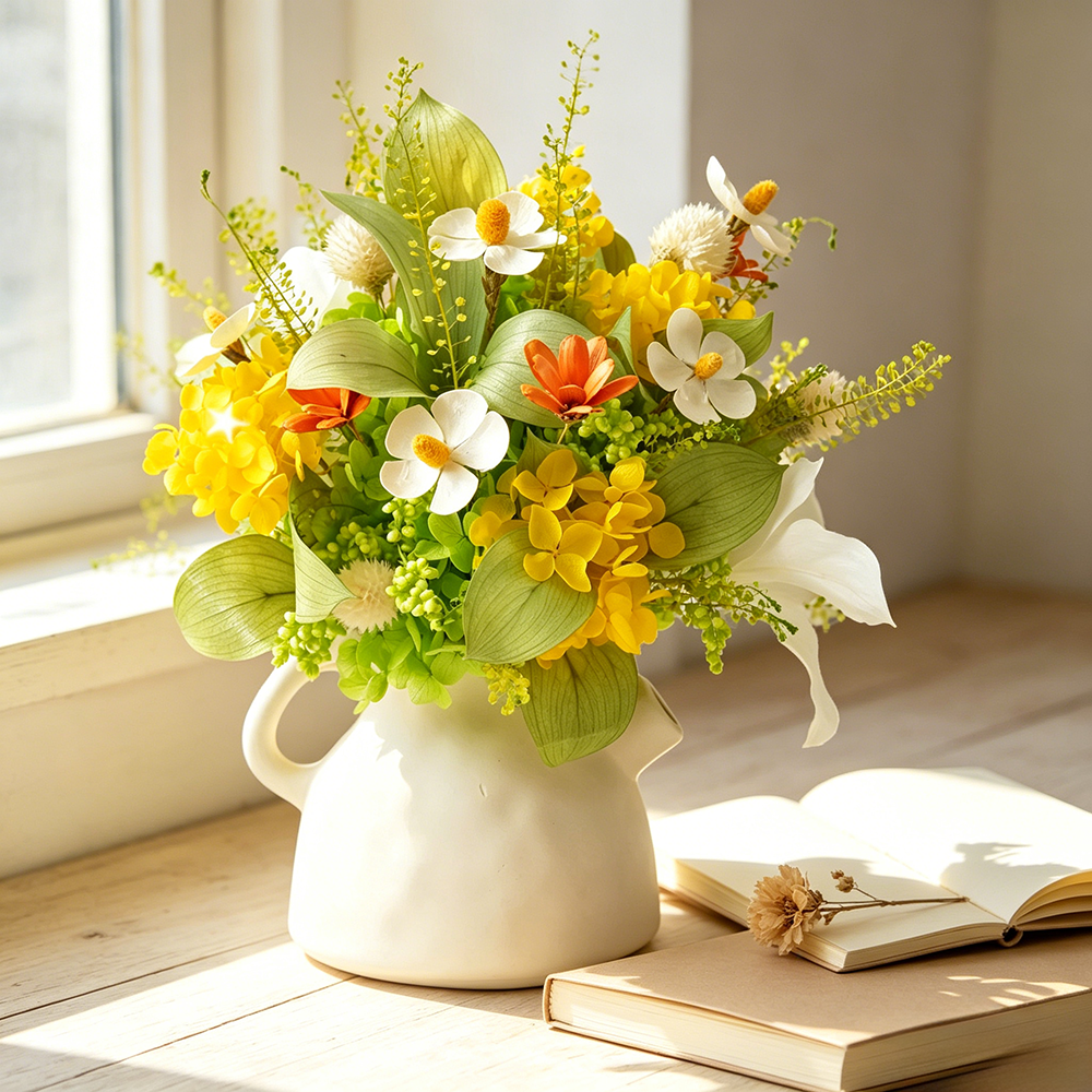 Flowerva Preserved Botanical Vase Premium Decor