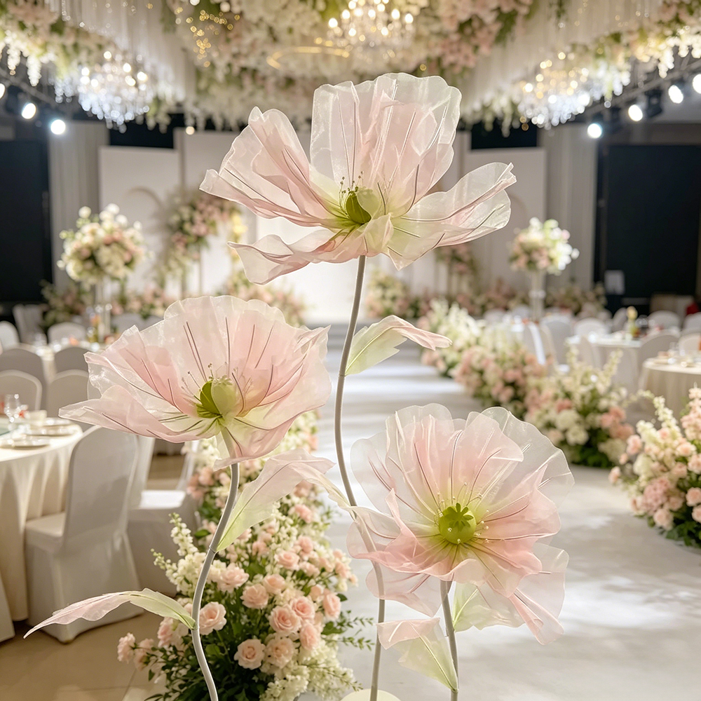 Flowerva Ethereal Sheer Petal Aisle Wedding Decoration