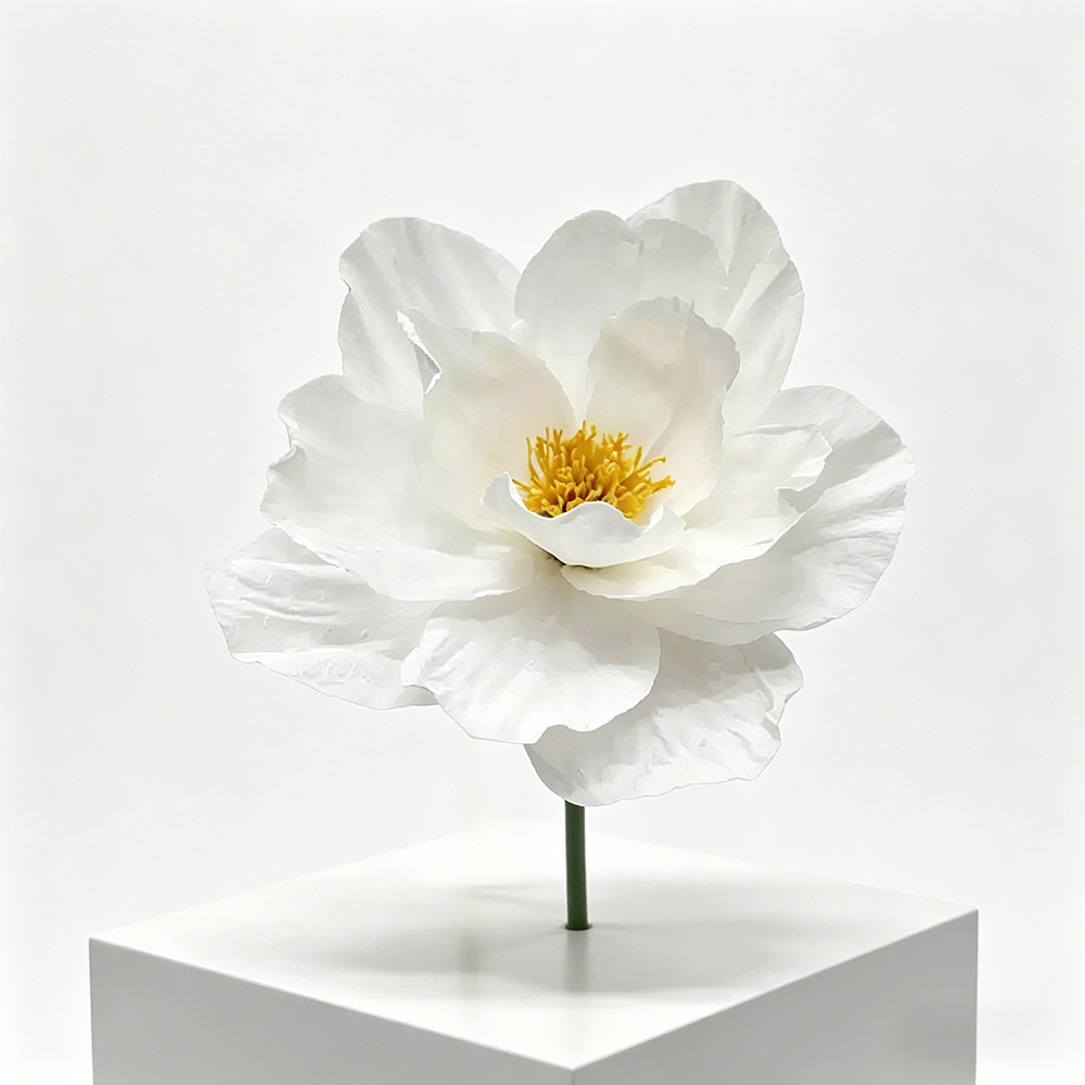 Flowerva Crinkle Petal Whisper Premium Decor
