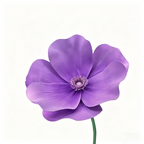 Flowerva Violet Lily Contour Premium Decor