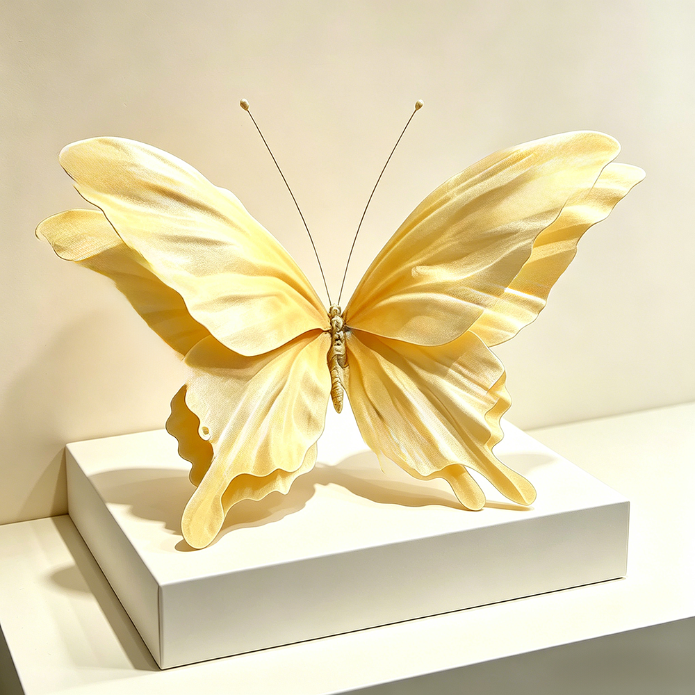 Acento artístico de mariposa etérea Flowerva