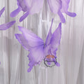 Acento artístico de mariposa etérea Flowerva
