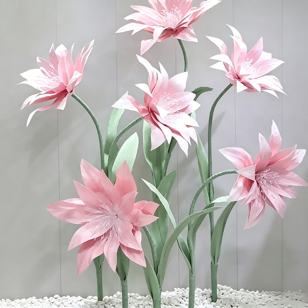 Flowerva Blush Night Bloom Premium Decor