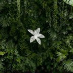 Flowerva Lacework Floral Silhouette Premium Decor