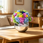 Flowerva Multitone Bloom Sphere Vase Premium Decor