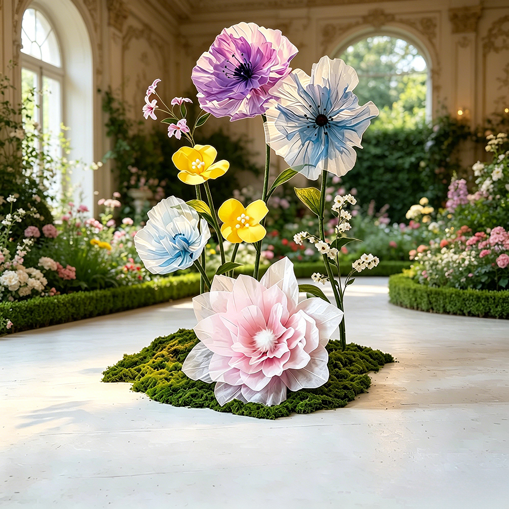 Flowerva Gentle Veilscape Premium Decor