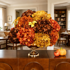 Flowerva Regal Opulencia Fruncida Decoración Premium