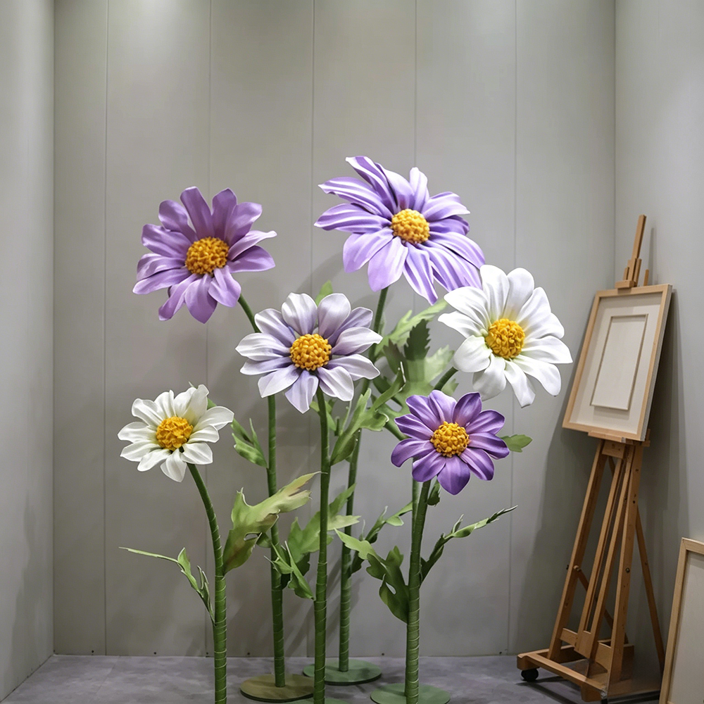 Flowerva Lavender Daisy Premium Decor