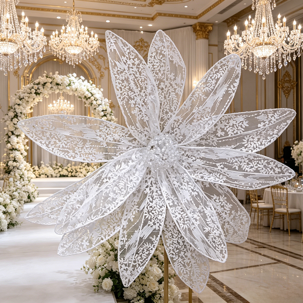 Flowerva Lace Silhouette Floral Art Installation