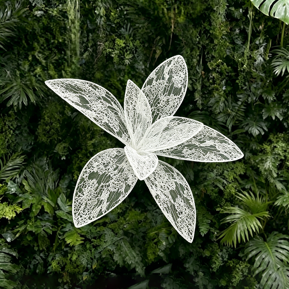 Flowerva Lacework Floral Silhouette Premium Decor