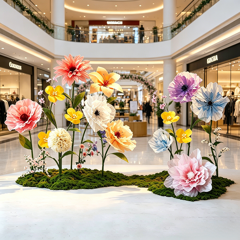 Flowerva Gentle Veilscape Premium Decor