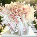 Flowerva Vibrant Petal Tapestry Hug Bucket Premium Decor