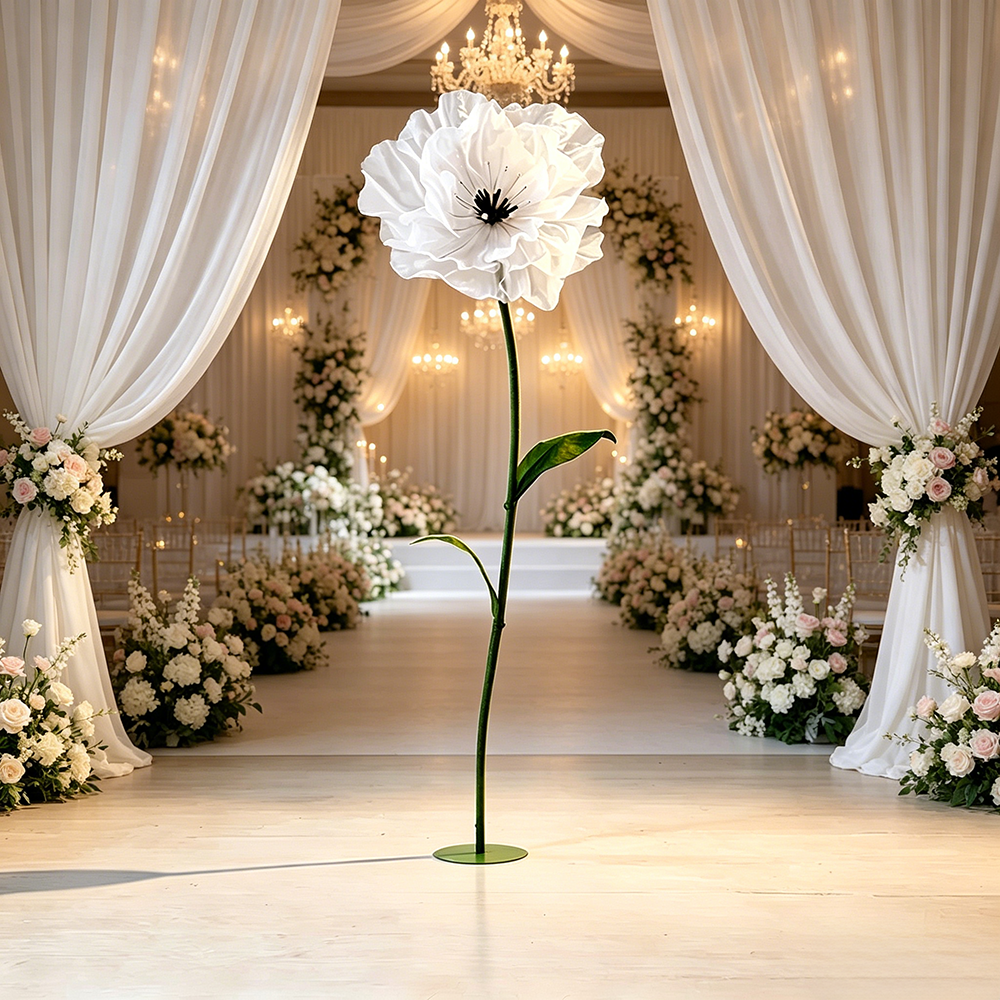 Flowerva Standing Petal Sculpture Collection Premium Decor