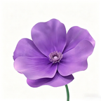 Flowerva Violet Lily Contour Premium Decor