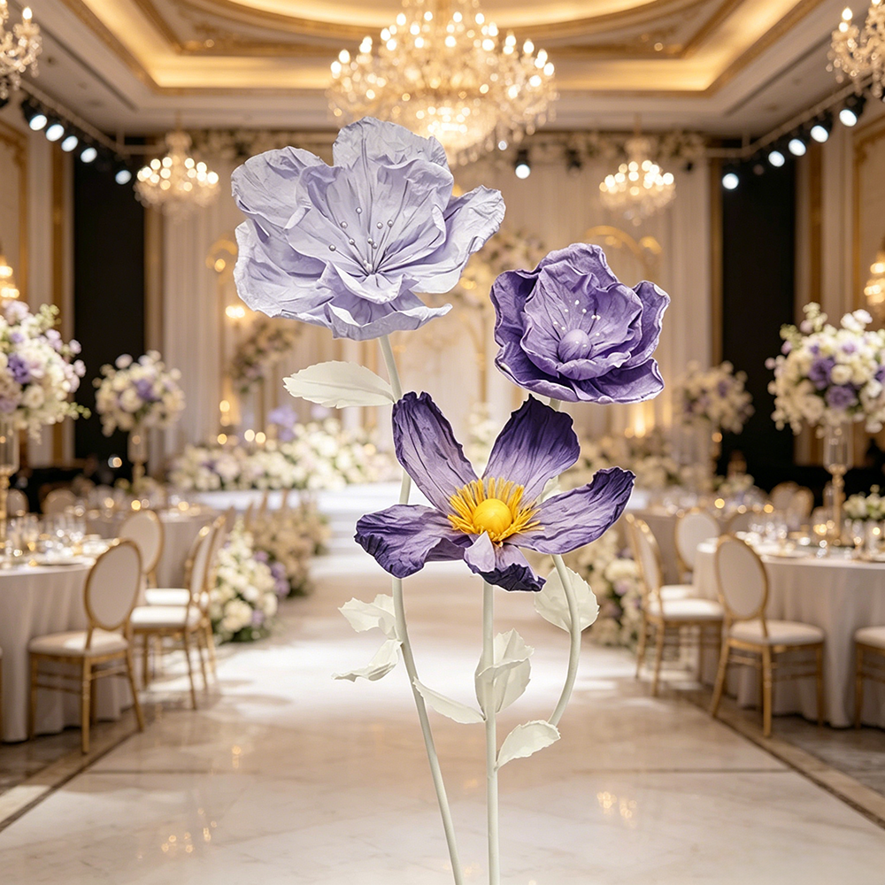 Flowerva Sculptural Petal Grove Premium Decor