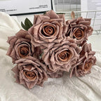 Flowerva  Cappuccino-Hued Premium Faux Rose