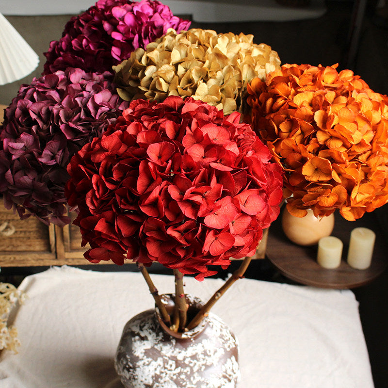 Flowerva Luxurious Large-Leaf Preserved Flower Branch | Eternal Bloom