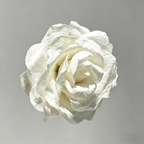 Flowerva White Rose Chroma Cluster Premium Decor