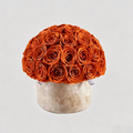Premium Preserved Roses Vintage Orange Gift Box