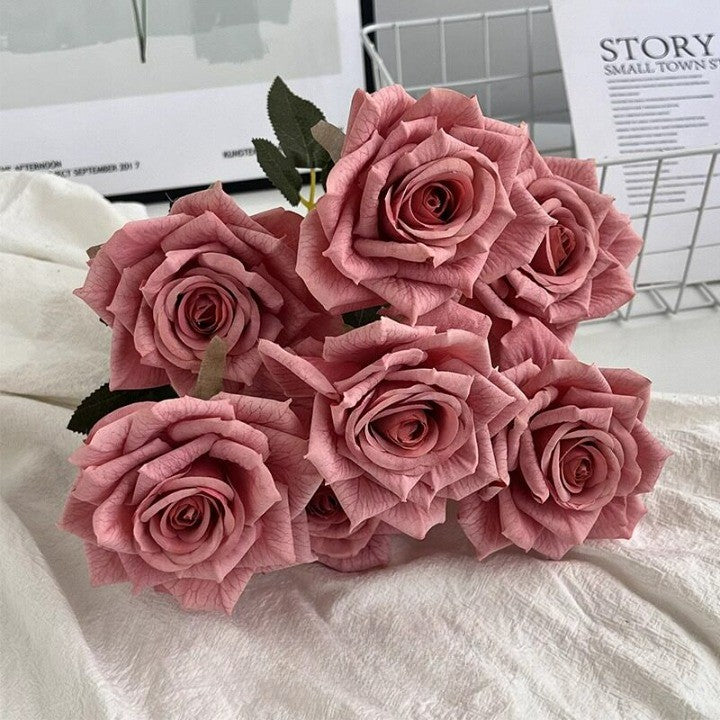 Flowerva  Cappuccino-Hued Premium Faux Rose