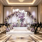 Flowerva Lilac Celestial Weave Premium Decor