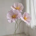 Flowerva Ethereal Crepe Paper Poppy Purple Art Installation
