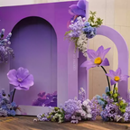 Flowerva Violet Lily Contour Set Premium Decor
