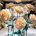 Flowerva Rose Chroma Cluster Premium Decor