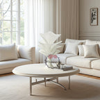 Flowerva White Aura Pleat Table Flower