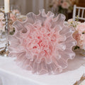Flowerva Sheer Ruffled Tulle Premium Flower