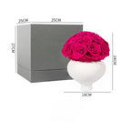 Flowerva Vibrant Sphere Vase Premium Decor