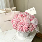 Flowerva Preserved Bloom Hug Bucket Premium Decor