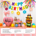 Flowerva Kids Birthday Party Balloon Decorations Scene Layout Set