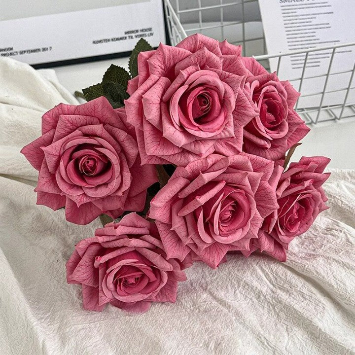 Flowerva  Cappuccino-Hued Premium Faux Rose