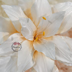 Flowerva Dew Sunrise Lily Fabric Flower Decor(Flower Only)