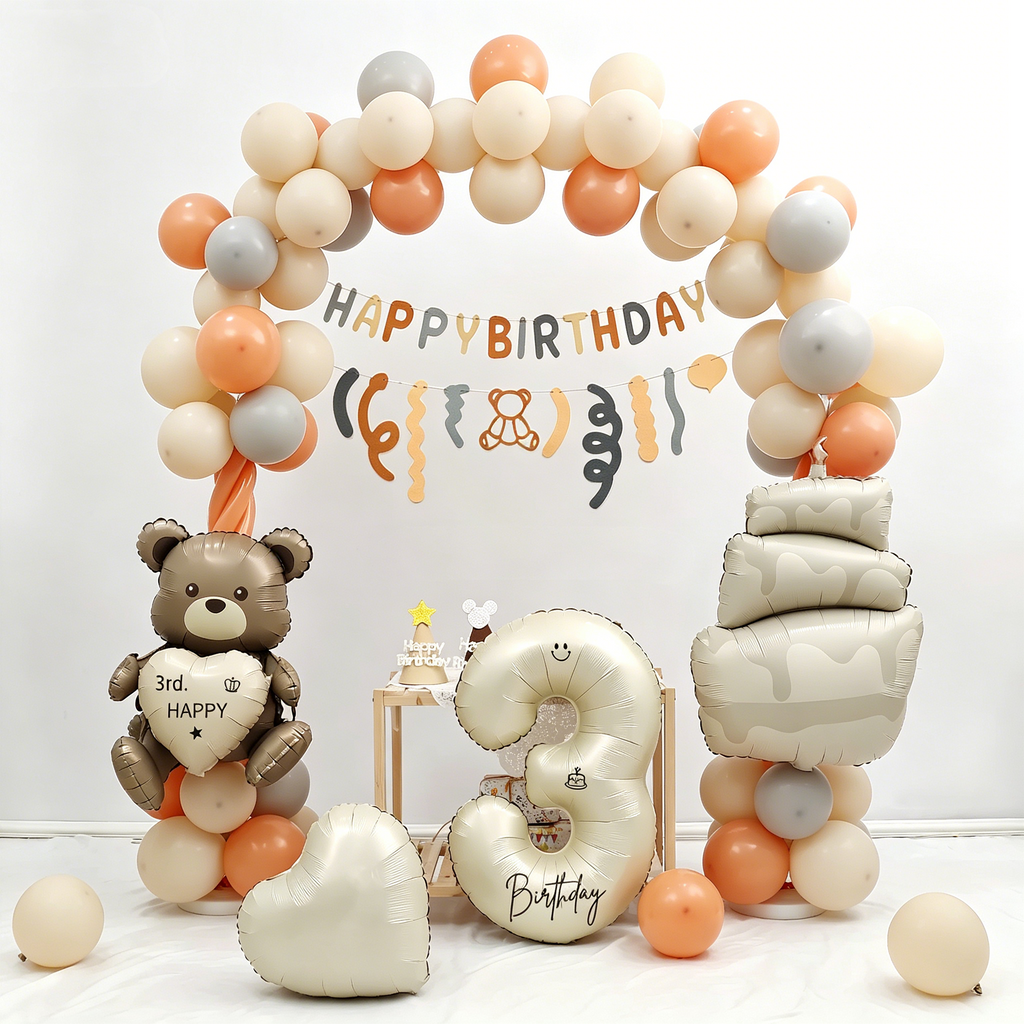 Flowerva Cartoon Animal Balloon Arch Kit for Birthday Party Decoration