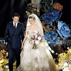 Flowerva Artisan Blue Poppy Wedding Decoration