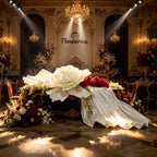 Flowerva Opulent Satin Atelier Installation Wedding Decor