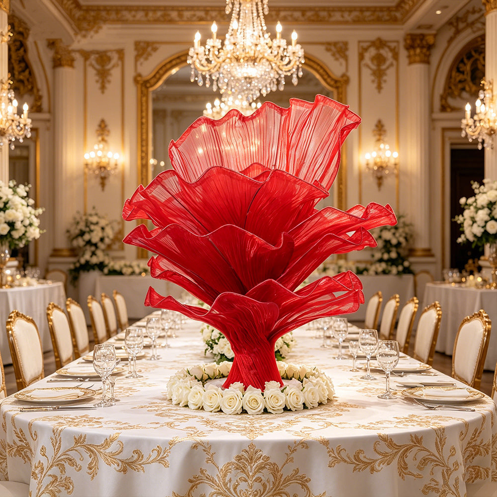 Flowerva Airy Red Veil Eternal Table Flower