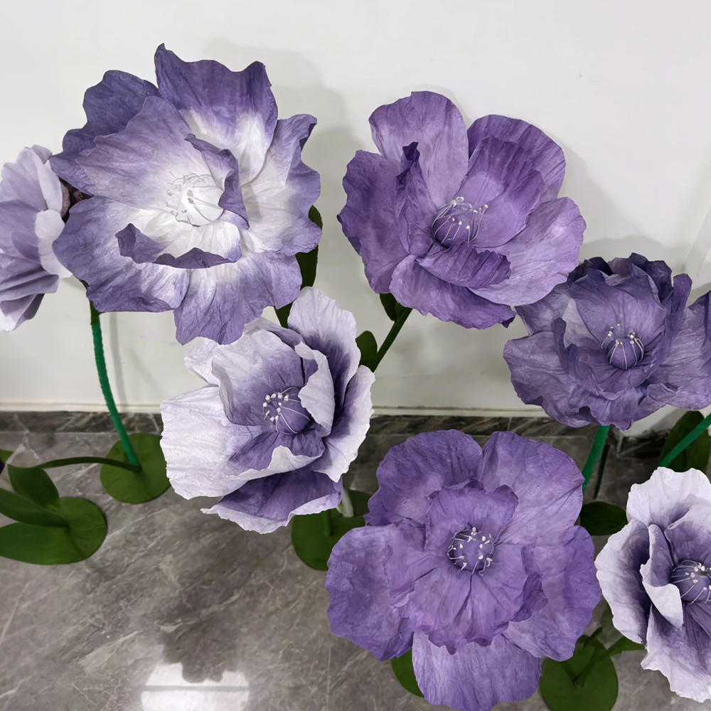 Flowerva Enduring Purple Gradient Premium Flower