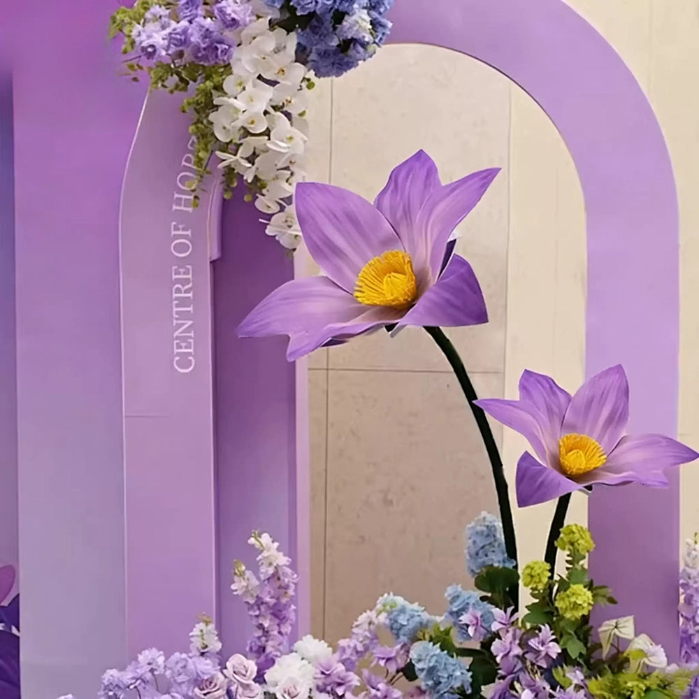 Flowerva Violet Lily Contour Set Premium Decor
